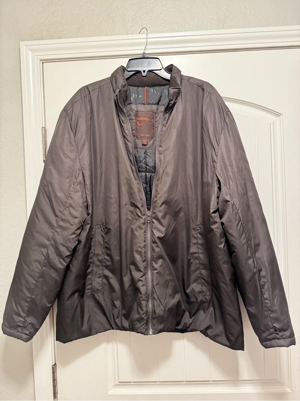Hawke & Co Men's Brown Lightweight Puffer Jacket